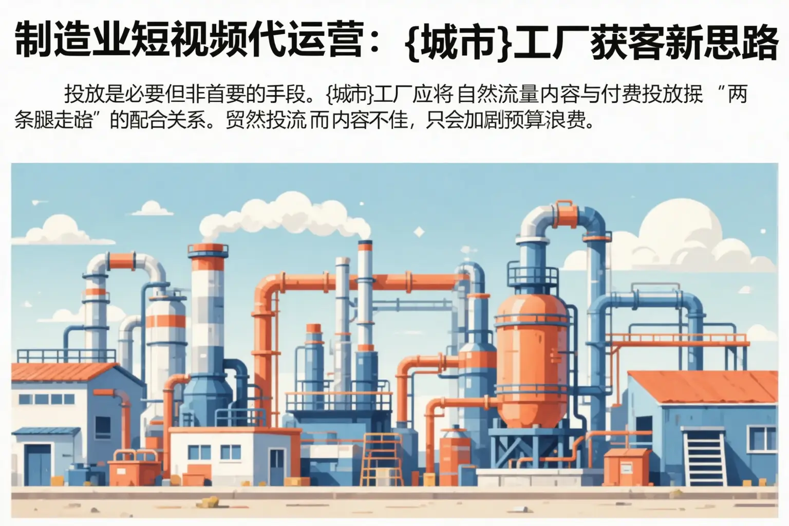 制造业短视频代运营:上饶工厂获客新思路