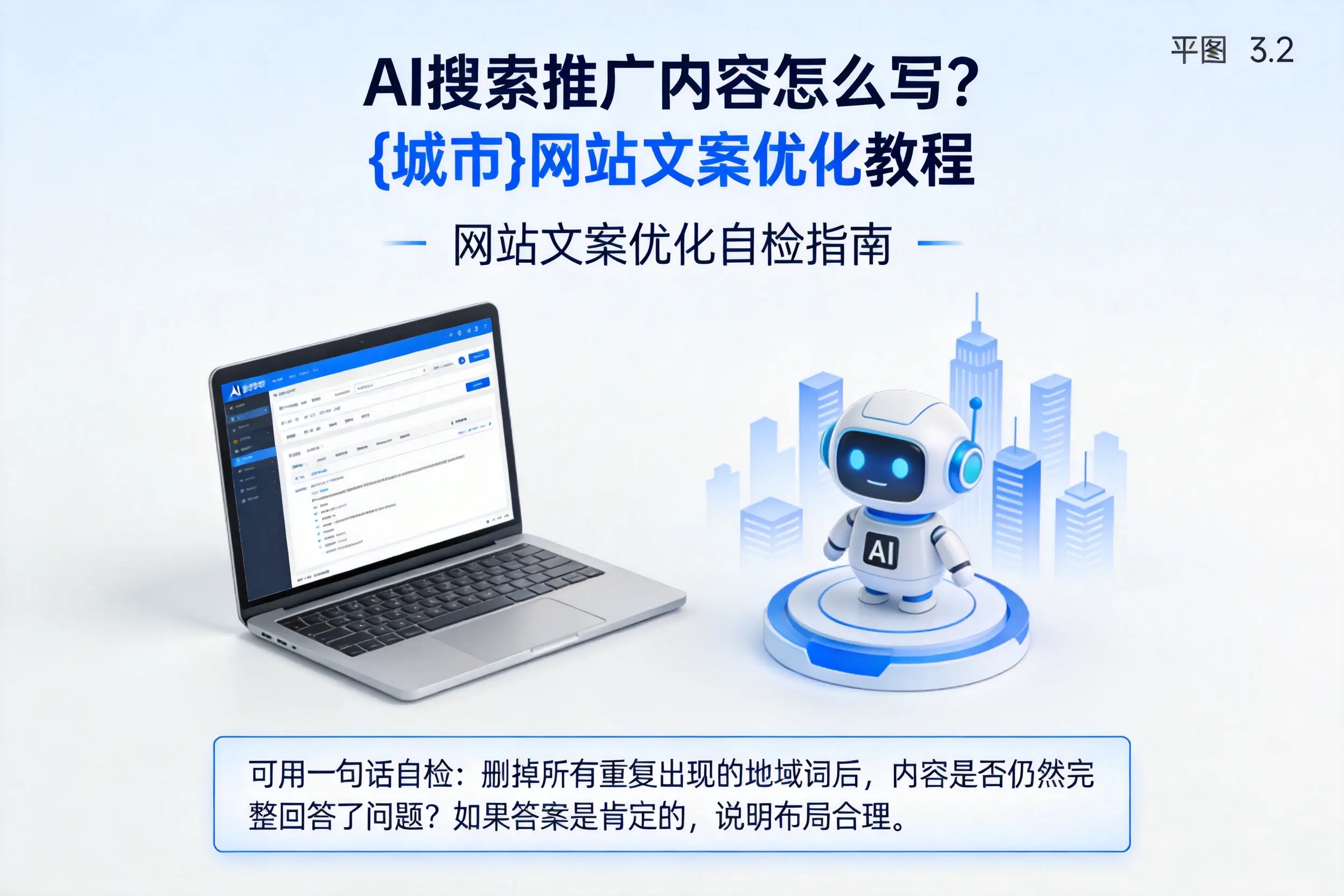 AI搜索推广内容怎么写？上饶网站文案优化教程