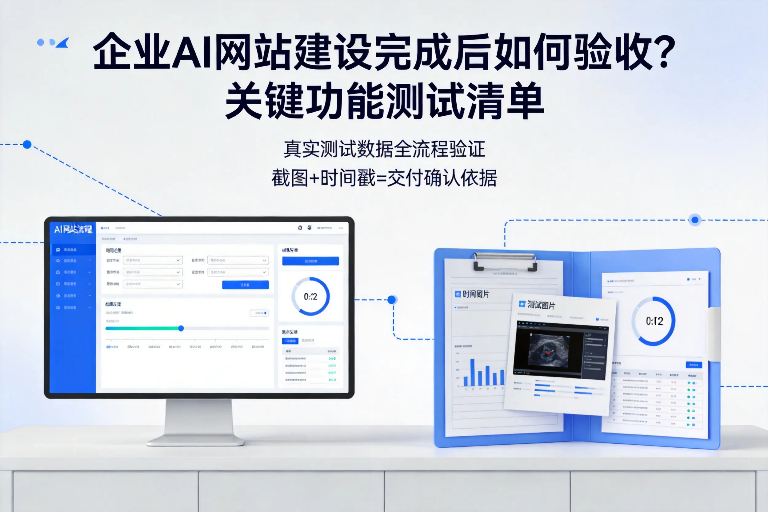上饶企业AI网站建设完成后如何验收?关键功能测试清单