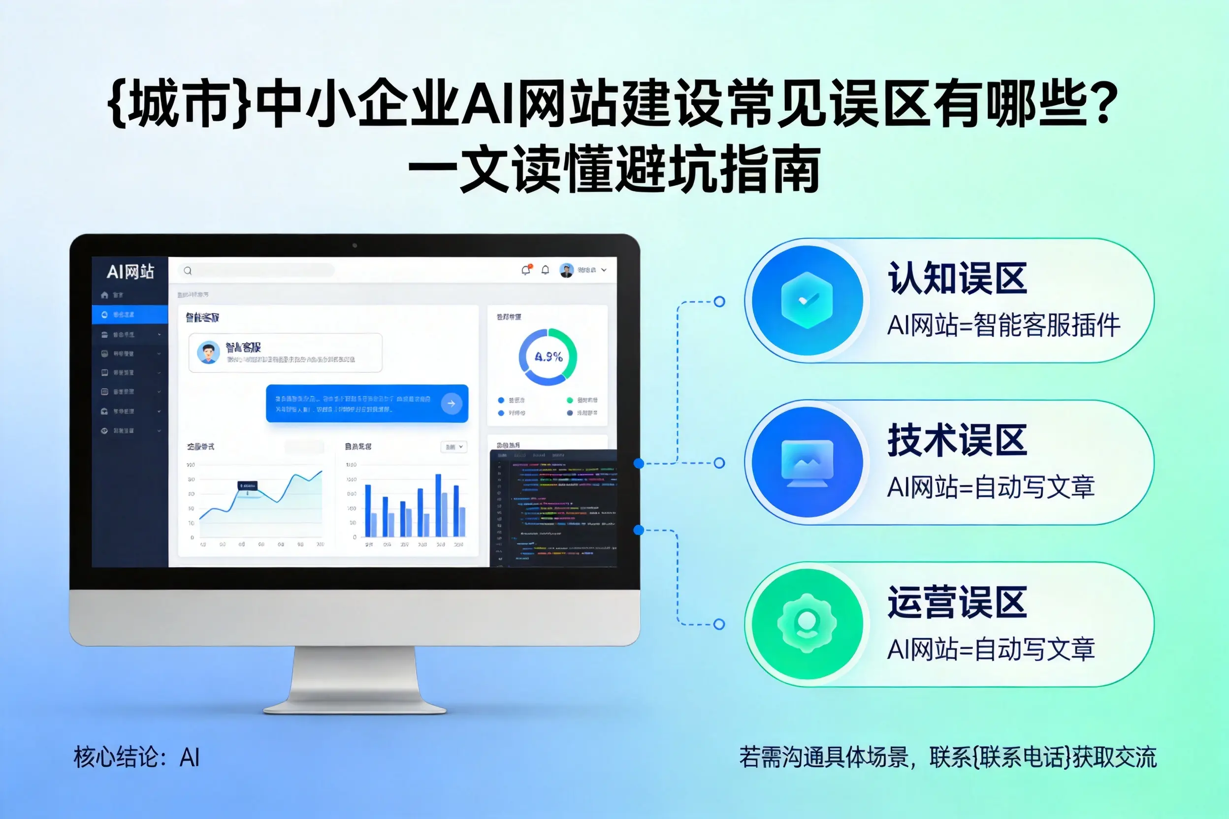 上饶中小企业AI网站建设常见误区有哪些？一文读懂避坑指南